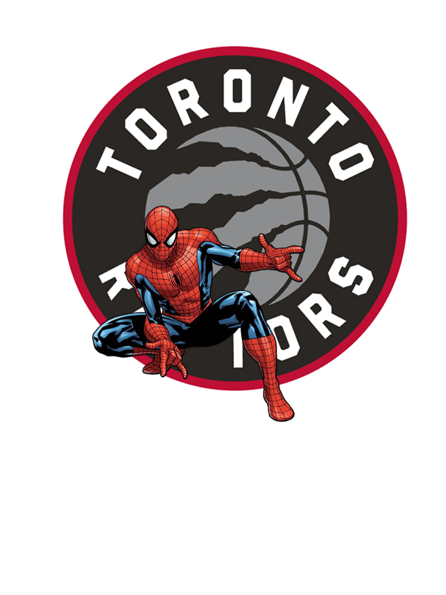 Toronto Raptors Spider Man Logo vinyl decal